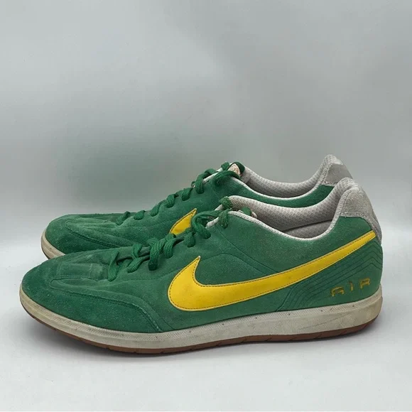 Vintage Nike Air Tiempo Rival Men Indoor Soccer Cleat 311401 371 Size 14 Brazil - Picture 4 of 8